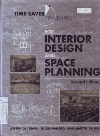 Time-Saver Standards for Interior Design and Space Planning