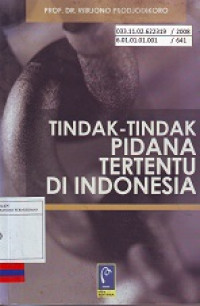 Tindak-Tindak Pidana Tertentu di Indonesia