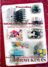 Proceeding: Kolokium dan Open House 2002: Applied Standard for Better Living