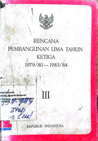 Rencana Pembangunan Lima Tahun Ketiga 1979/80 - 1983/84