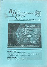 Berita Perpustakaan Unpar, Tahun XVI, Nomor 203, Desember 2002