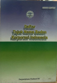 Daftar Tajuk Nama Badan Korporasi Indonesia