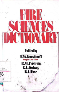 Fire Sciences Dictionary