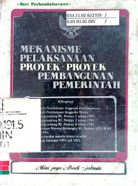 Mekanisme Pelaksanaan Pelaksanaan Proyek-Proyek Pembagunan Pemerintah