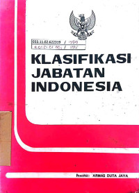 Klasifikasi Jabatan Indonesia