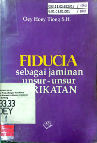 Fiducia sebagai Jaminan Unsur-unsur Perikatan