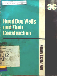 Hand Dug Wells and Their Construction