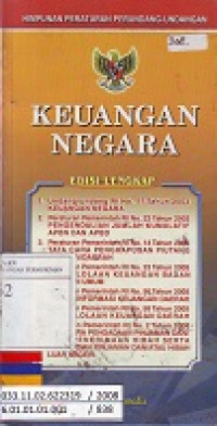 Himpunan Peraturan Perundang-Undangan Tentang Keuangan Negara