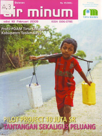 Majalah Bulanan Air Minum: Pilot Project 10 Juta SR Tantangan Sekaligus Peluang