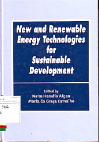 New and renewable energy technologies for sustainable Development