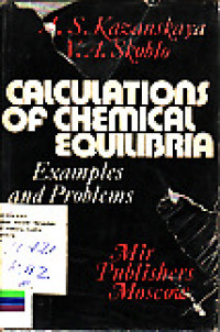 Calculations of Chemical Equilibria: Examples and Problems