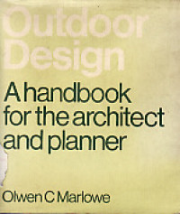 Outdoor design : a Handbook for the architect and planner