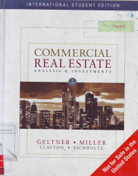 Commercial real estate: analysis & investments