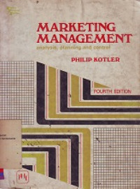 Marketing Management: Analysis, Planning and Control