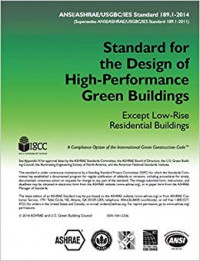 Standard for the design of high-performance green buildings