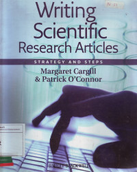 Writing scientific research articles: Strategy and steps